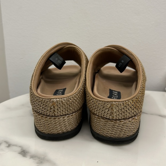 Women's cross stack raffia sandal - Picture 4 of 5